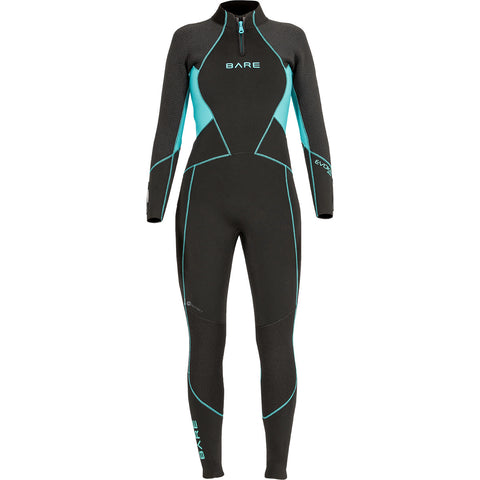 Bare 7mm Evoke Women's Full Wetsuit Aqua
