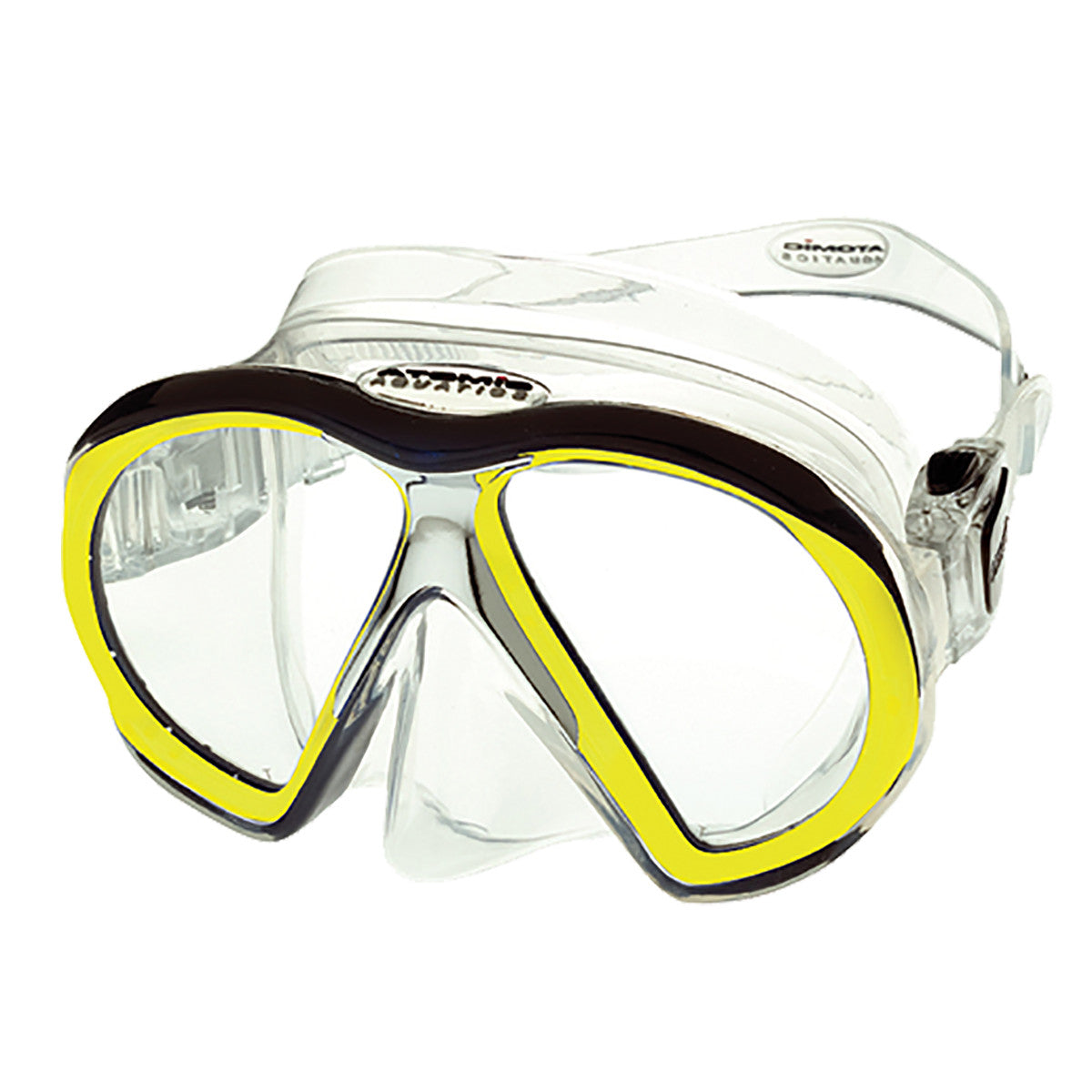 Atomic Aquatics SubFrame Dive Mask Clear/Yellow