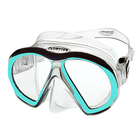 Atomic Aquatics SubFrame Dive Mask Clear/Aqua