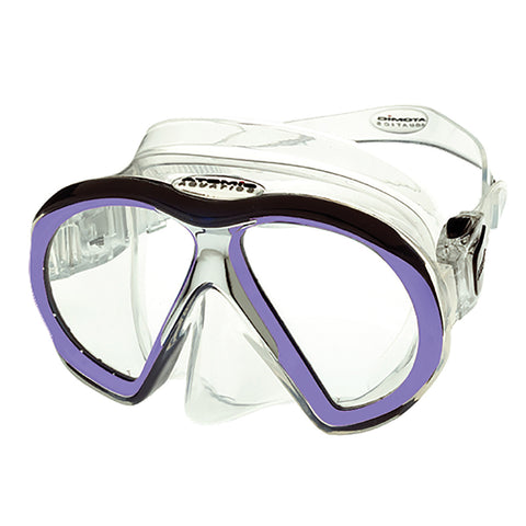 Atomic Aquatics SubFrame Dive Mask Clear/Purple