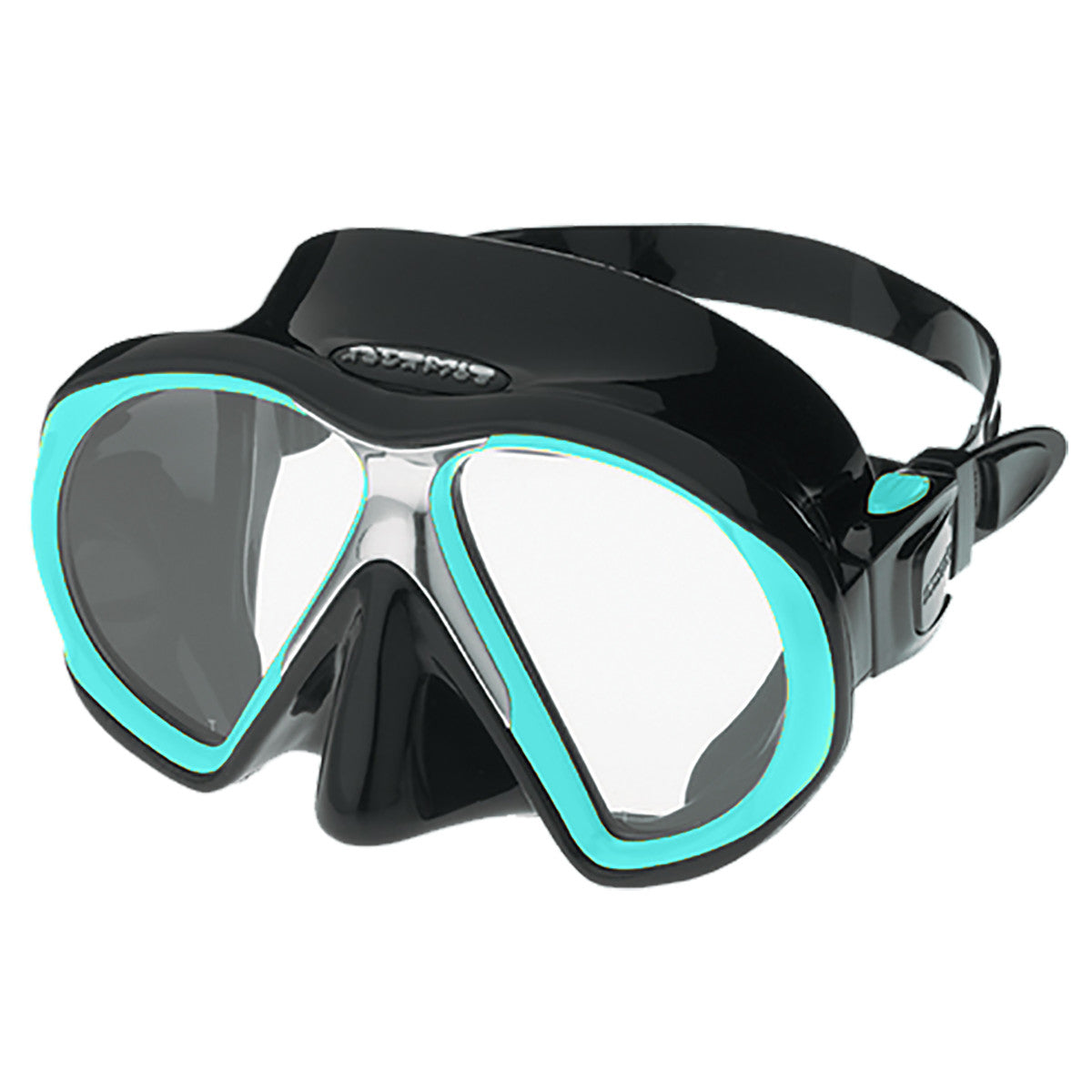 Atomic Aquatics SubFrame Dive Mask Black/Aqua