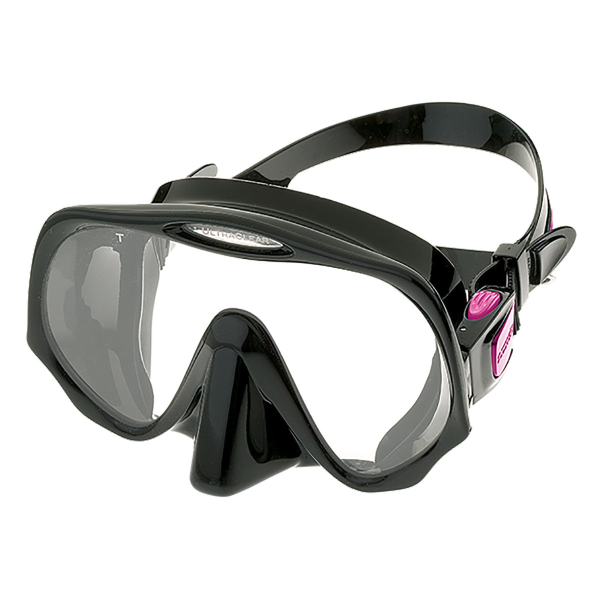 Atomic Aquatics Frameless Dive Mask Black/Pink