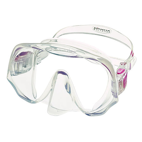 Atomic Aquatics Frameless Dive Mask Clear/Pink
