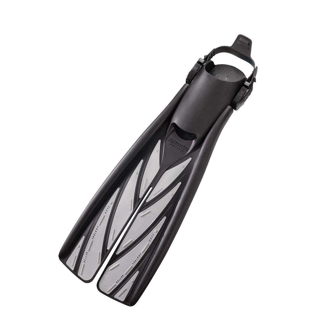 Atomic Aquatics Splitfin Open Heel Fins Silver