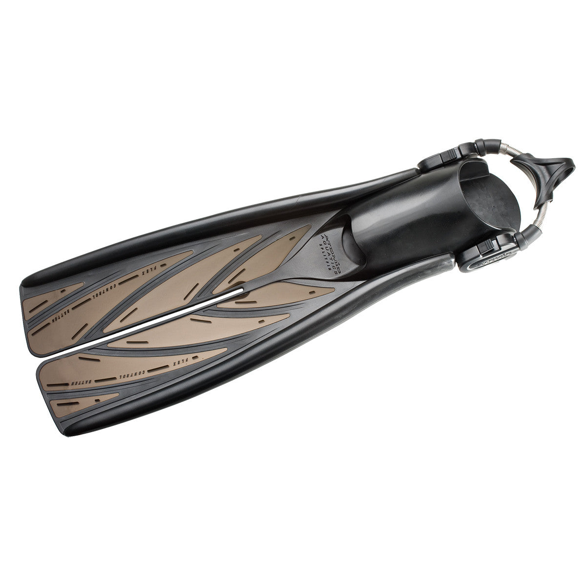 Atomic Aquatics Splitfin Open Heel Fins Smoke