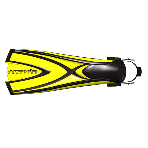 Atomic Aquatics X1 Bladefin Open Heel Fins Yellow