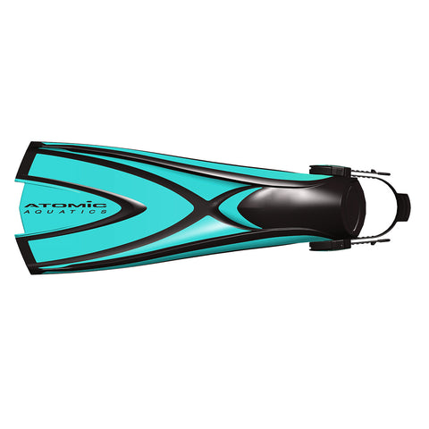 Atomic Aquatics X1 Bladefin Open Heel Fins Aqua