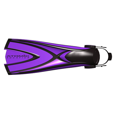 Atomic Aquatics X1 Bladefin Open Heel Fins Purple