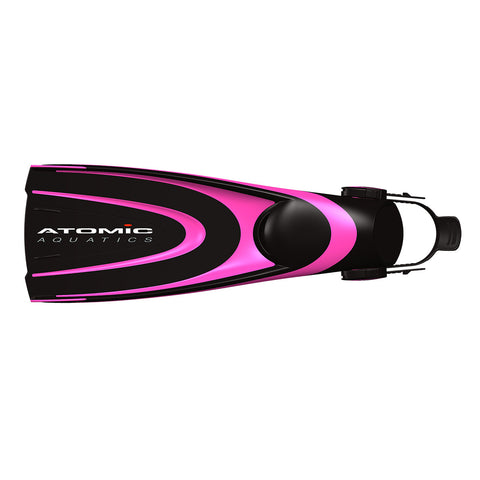 Atomic Aquatics Bladefin Open Heel Fins Pink