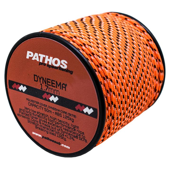 Pathos Dyneema Cord 1.7mm Orange 50m