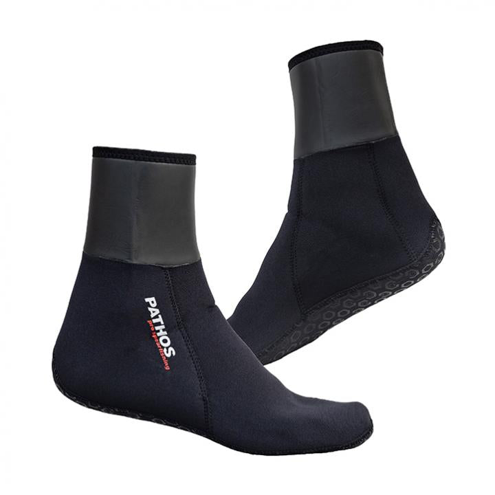 Pathos 3mm Double Lycra Socks Black