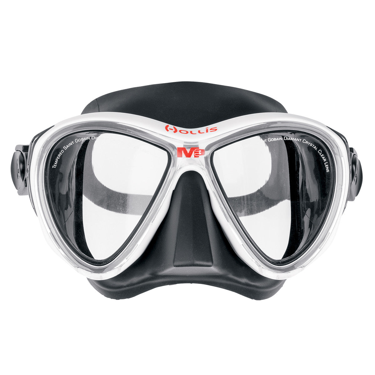 Hollis M-3 Dive Mask White/Black