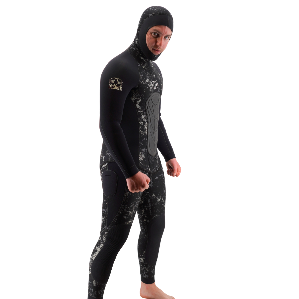 Oceaner Black Rockfish Yamamoto 7 mm Full Wetsuit