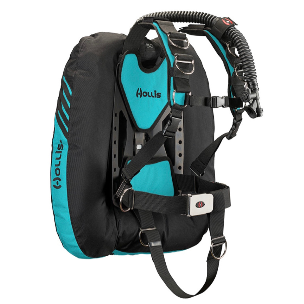 Hollis Crib Custom BCD Double Tank DT 45 Lb Dual With Elite 2 Harness | Diving Sports Canada | Vancouver