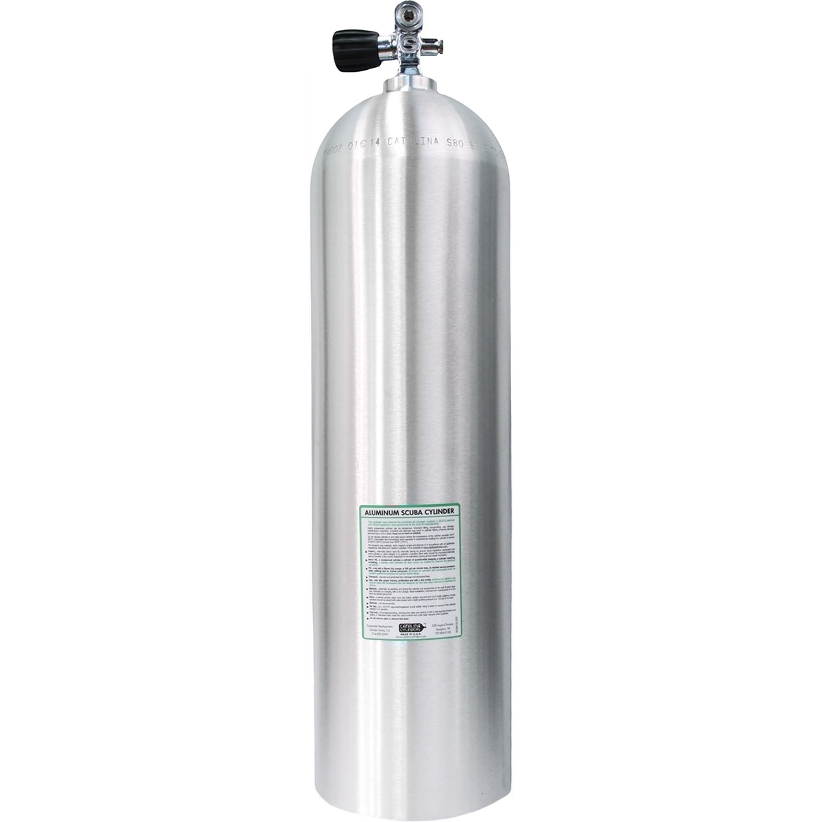 Catalina 80 Cubic Foot Aluminum Tank with Pro Valve