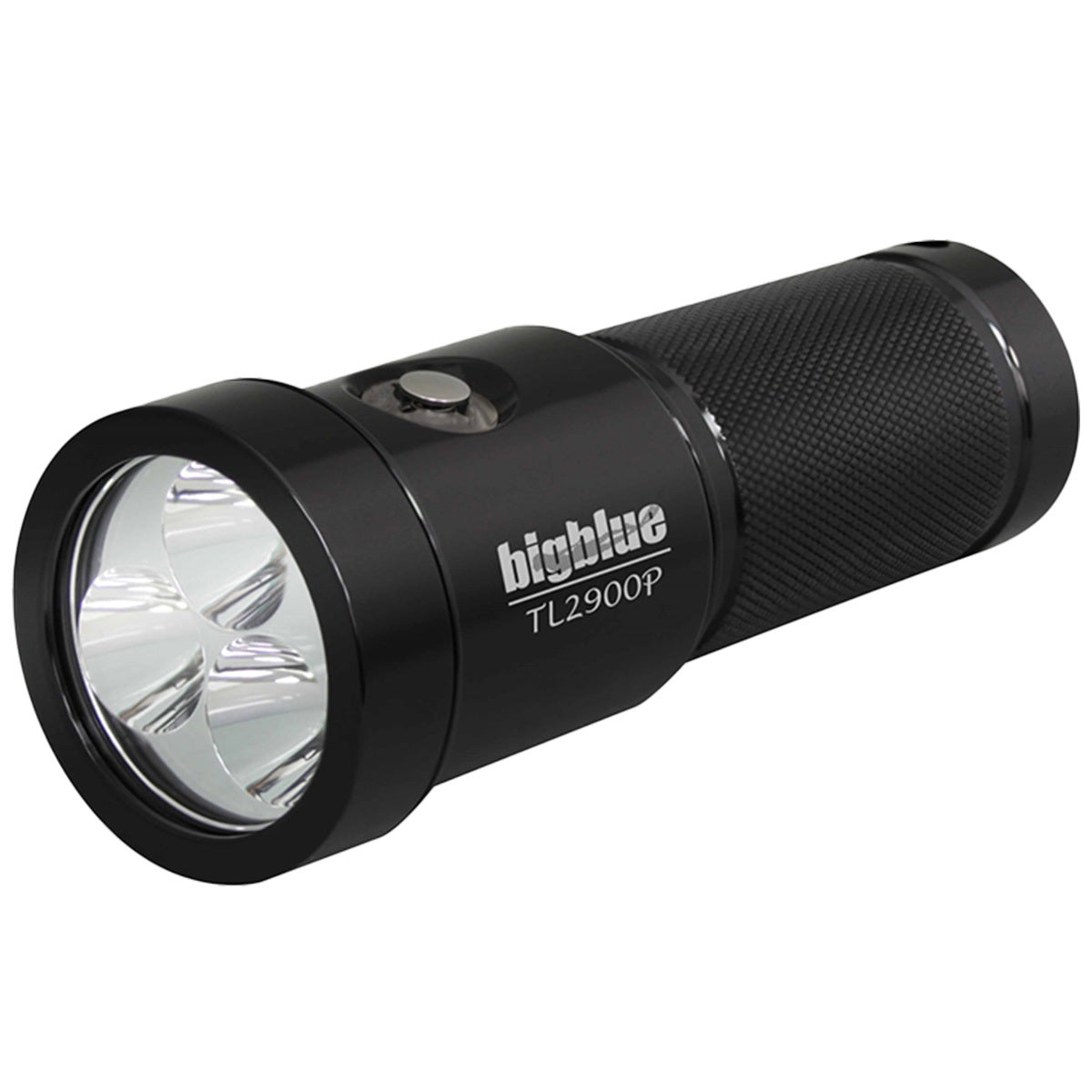 Bigblue 2900 Lumens Narrow Beam Technical Dive Light Black