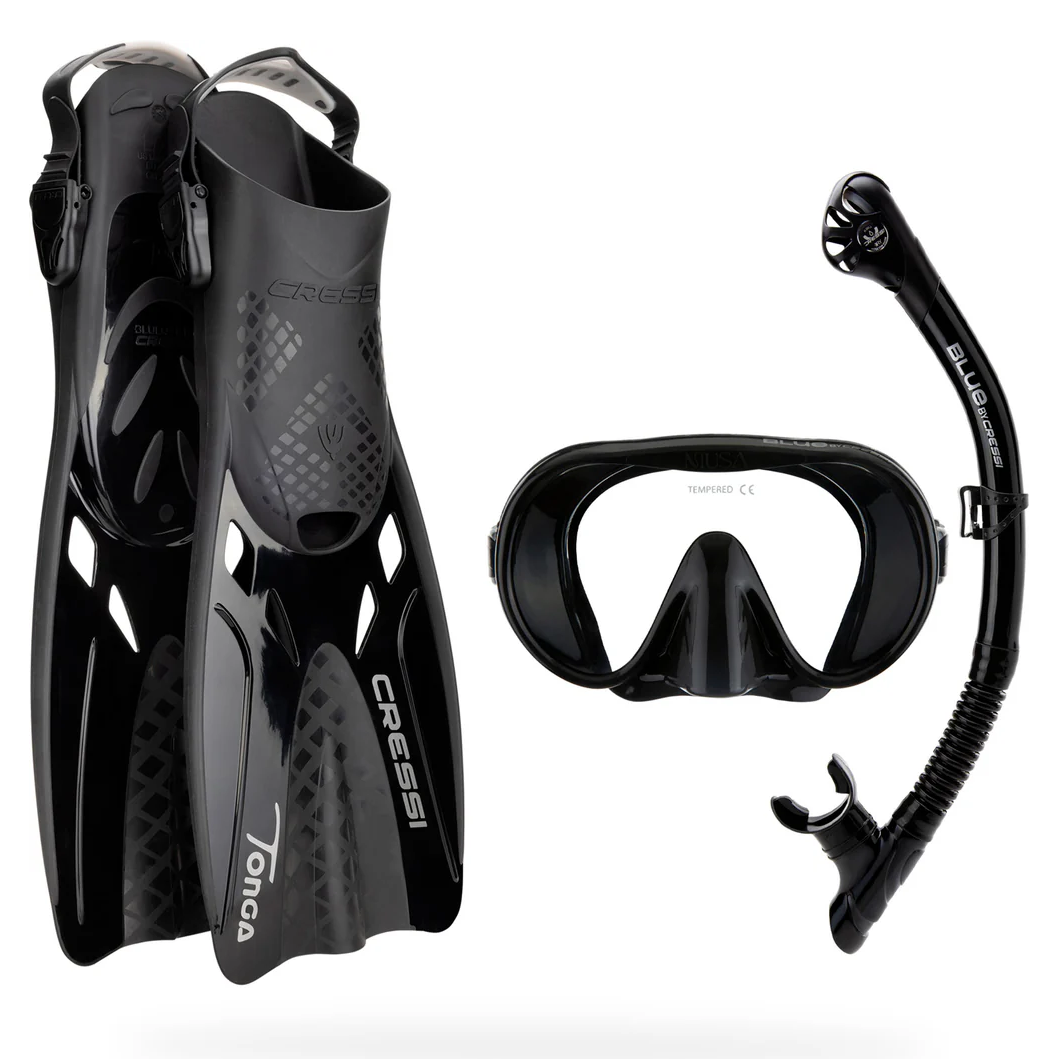 Cressi Explorer Snorkelling Set Black