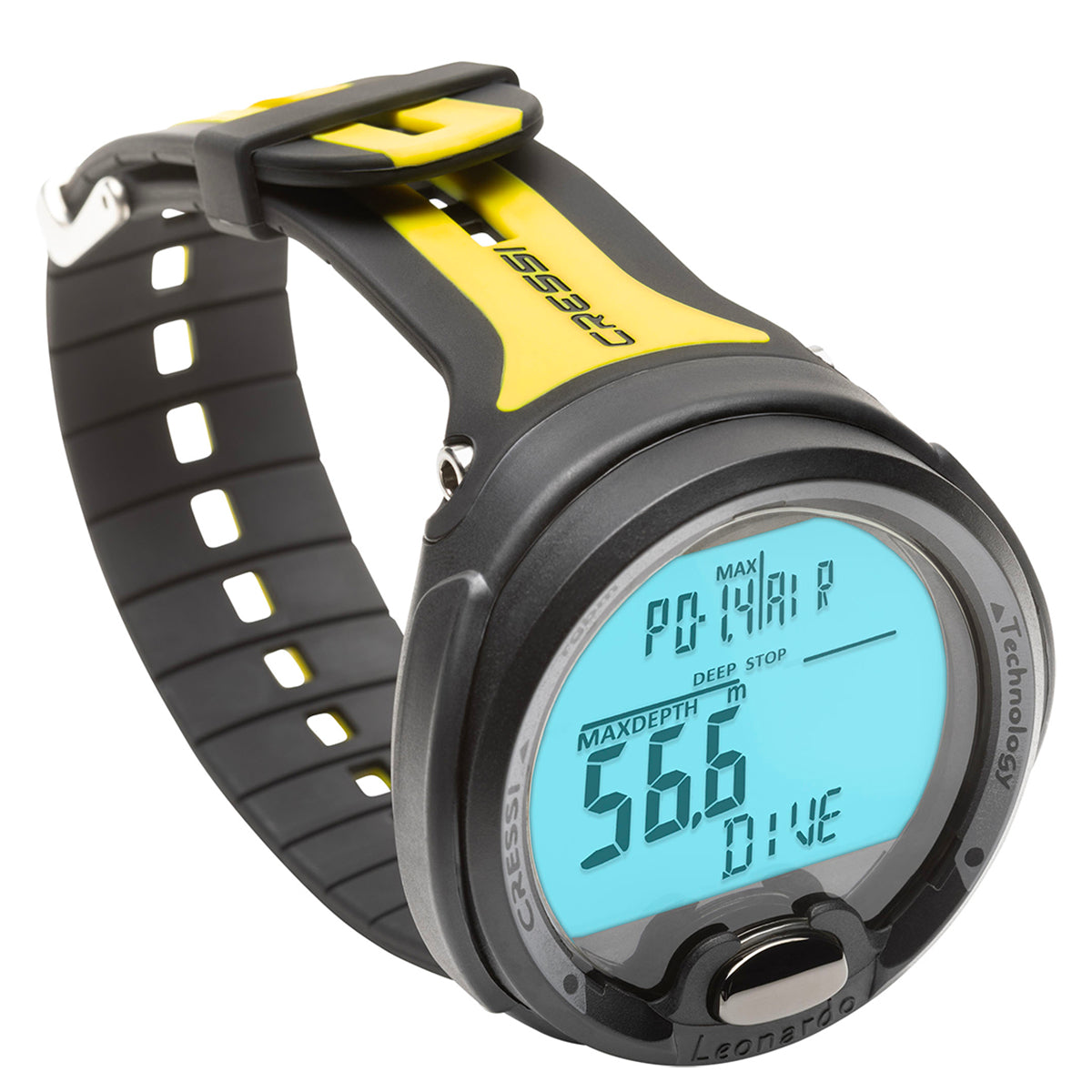 Cressi Leonardo 2.0 Wrist Computer Yellow