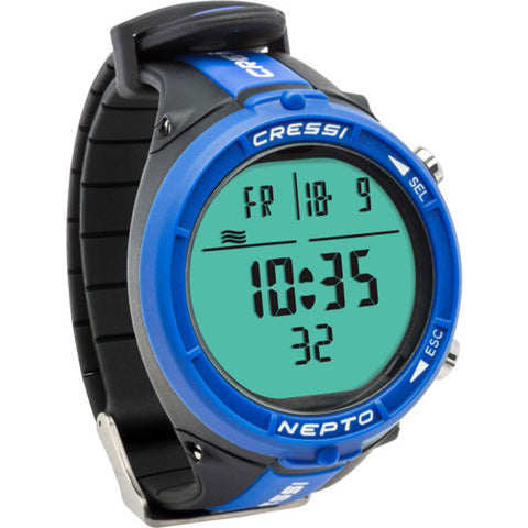 Cressi Nepto Freediving Computer Blue