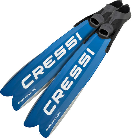 Cressi Gara Turbo Impulse Freediving Fins Blue