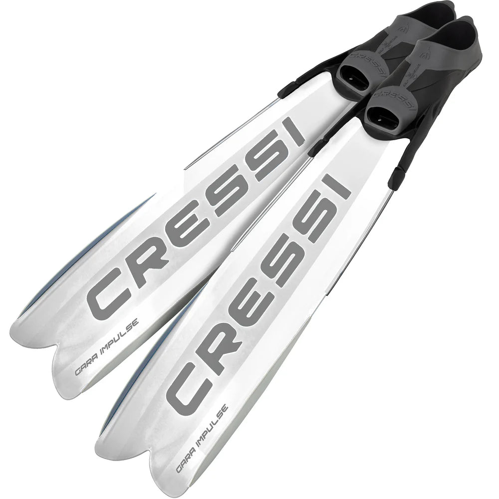 Cressi Gara Turbo Impulse Freediving Fins White