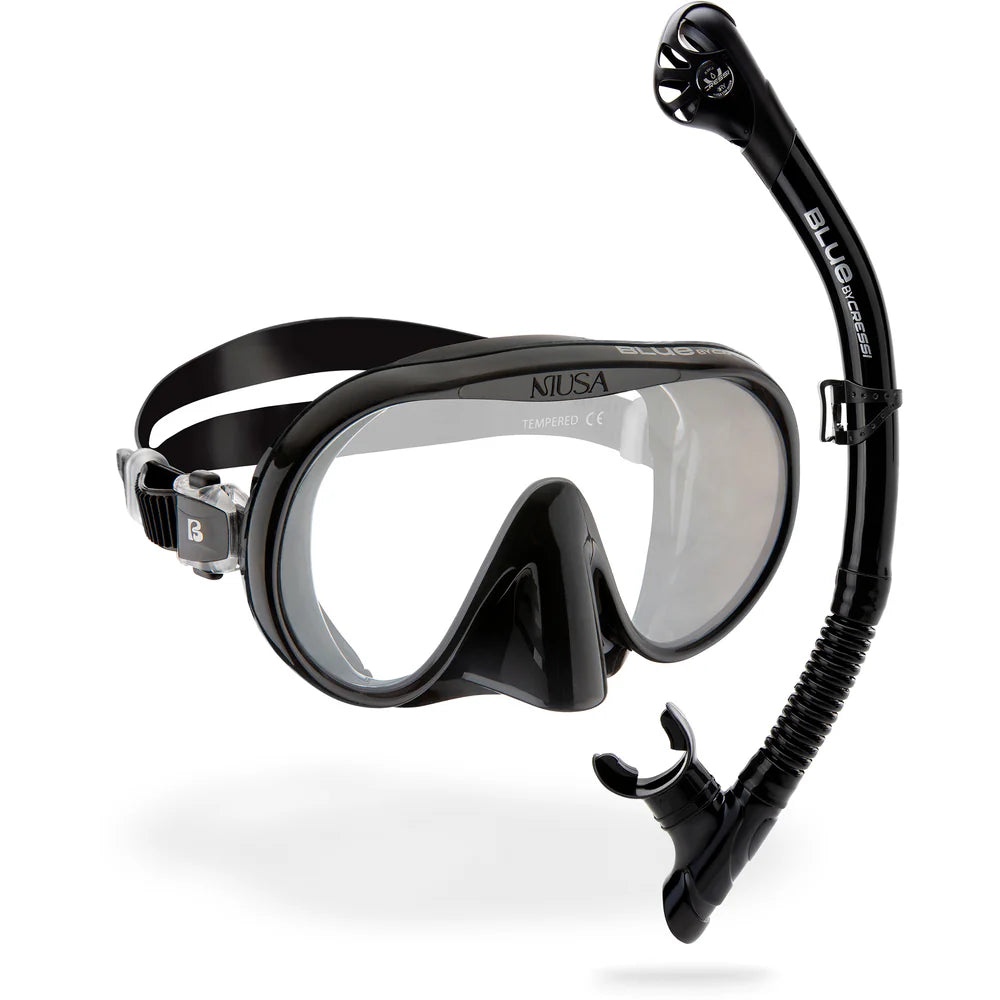 Cressi Musa & Scilla Snorkelling Combo Black