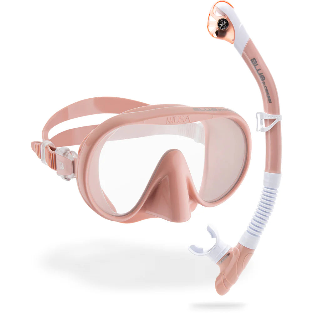 Cressi Musa & Scilla Snorkelling Combo Rose Gold