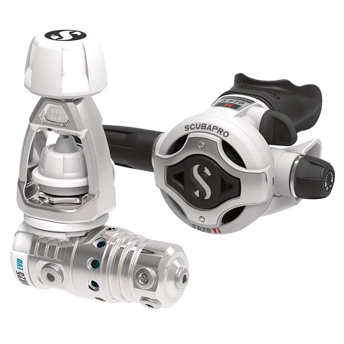 Scubapro MK25 EVO/S620 Ti White Dive Regulator System