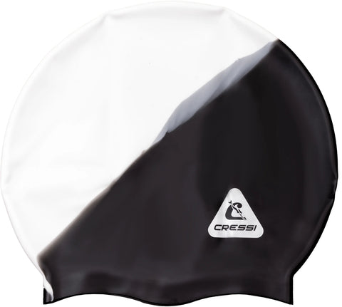 Cressi Swift Adult Swim Cap White/Black