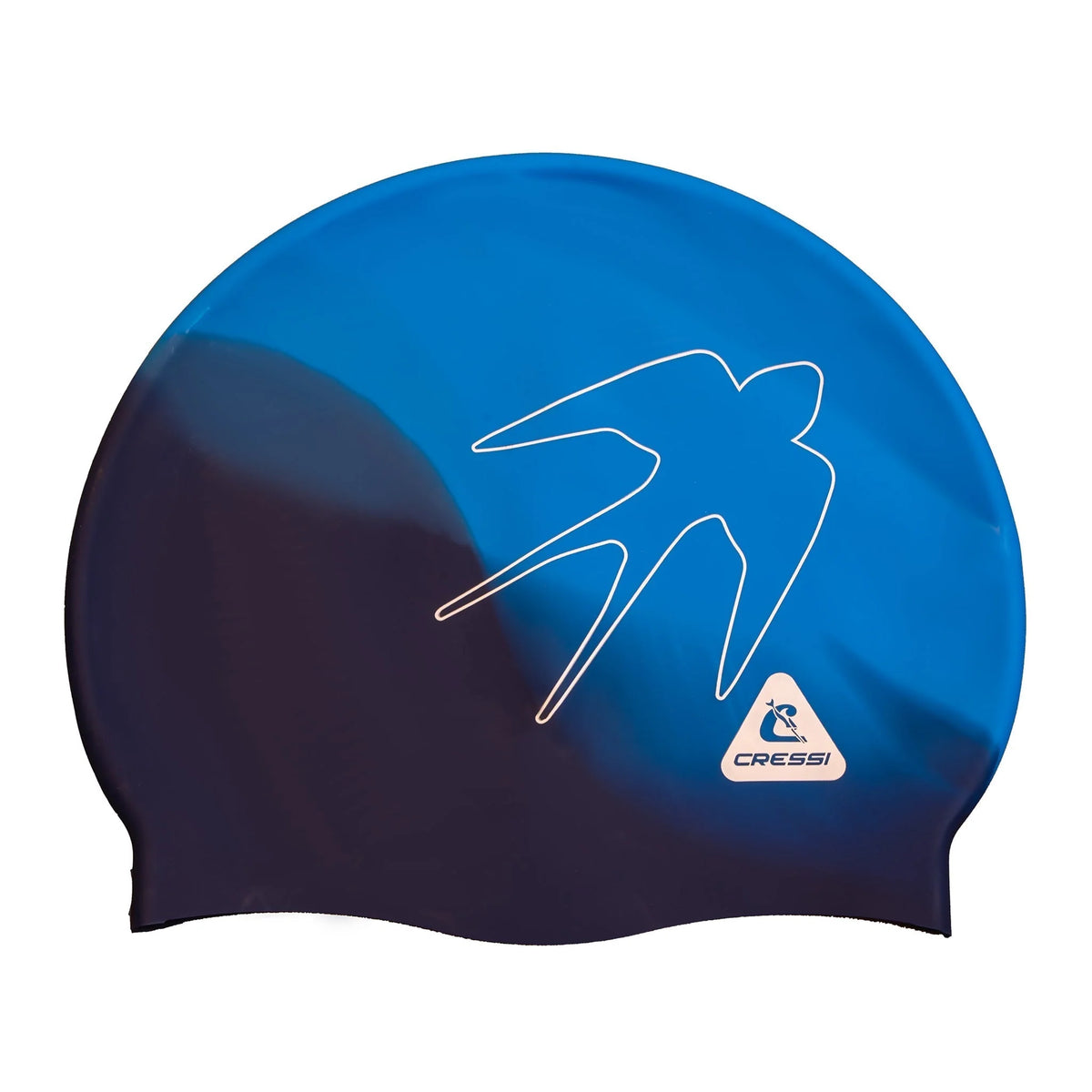 Cressi Swifty Kids Swim Cap Navy/Azure