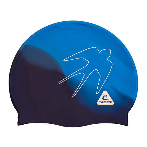 Cressi Swifty Kids Swim Cap Navy/Azure