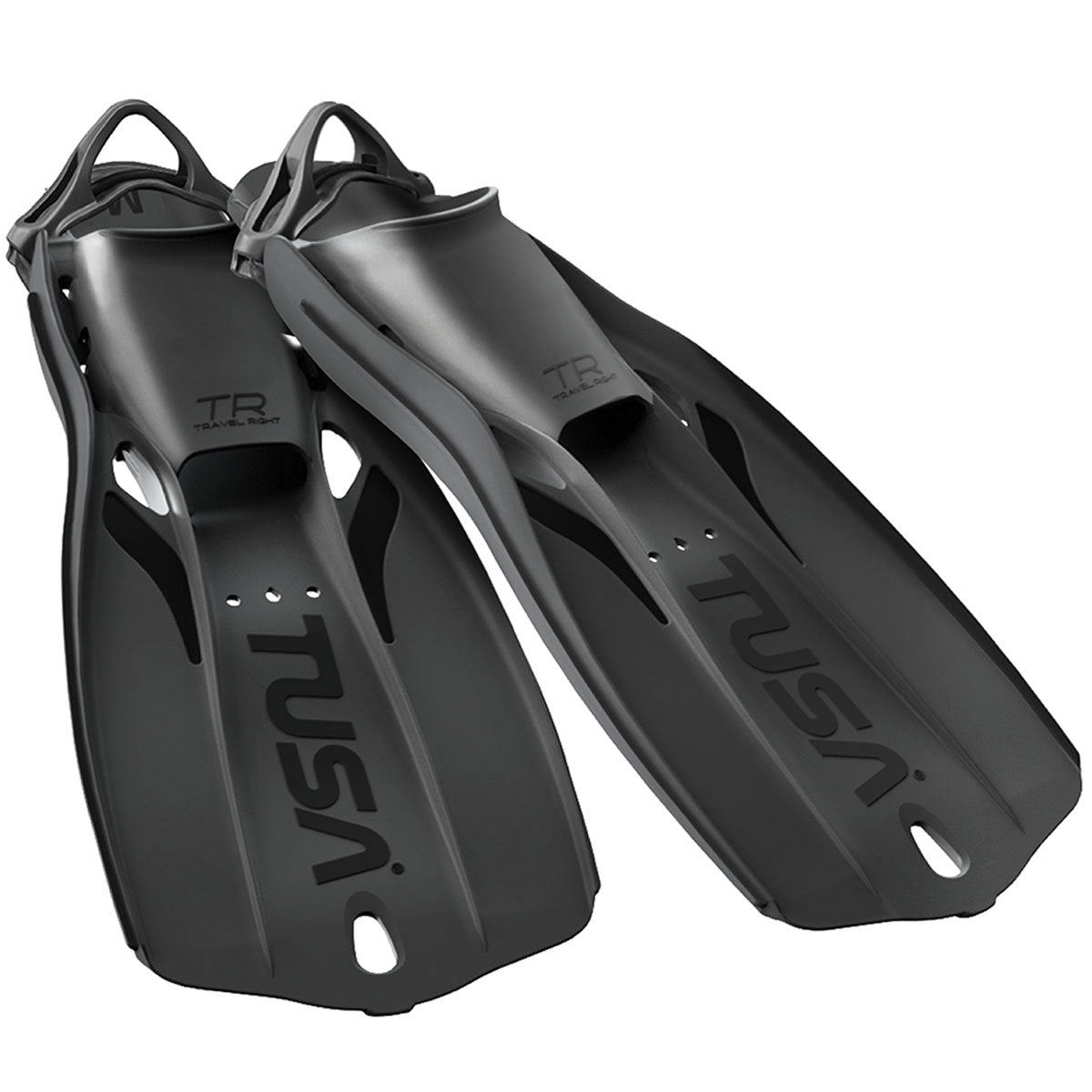 TUSA Travel Right Fins Black