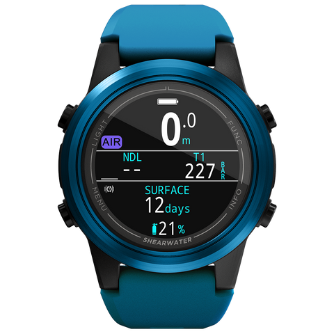Shearwater Tern TX Wrist Computer Blue