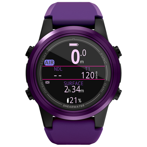 Shearwater Tern TX Wrist Computer Purple