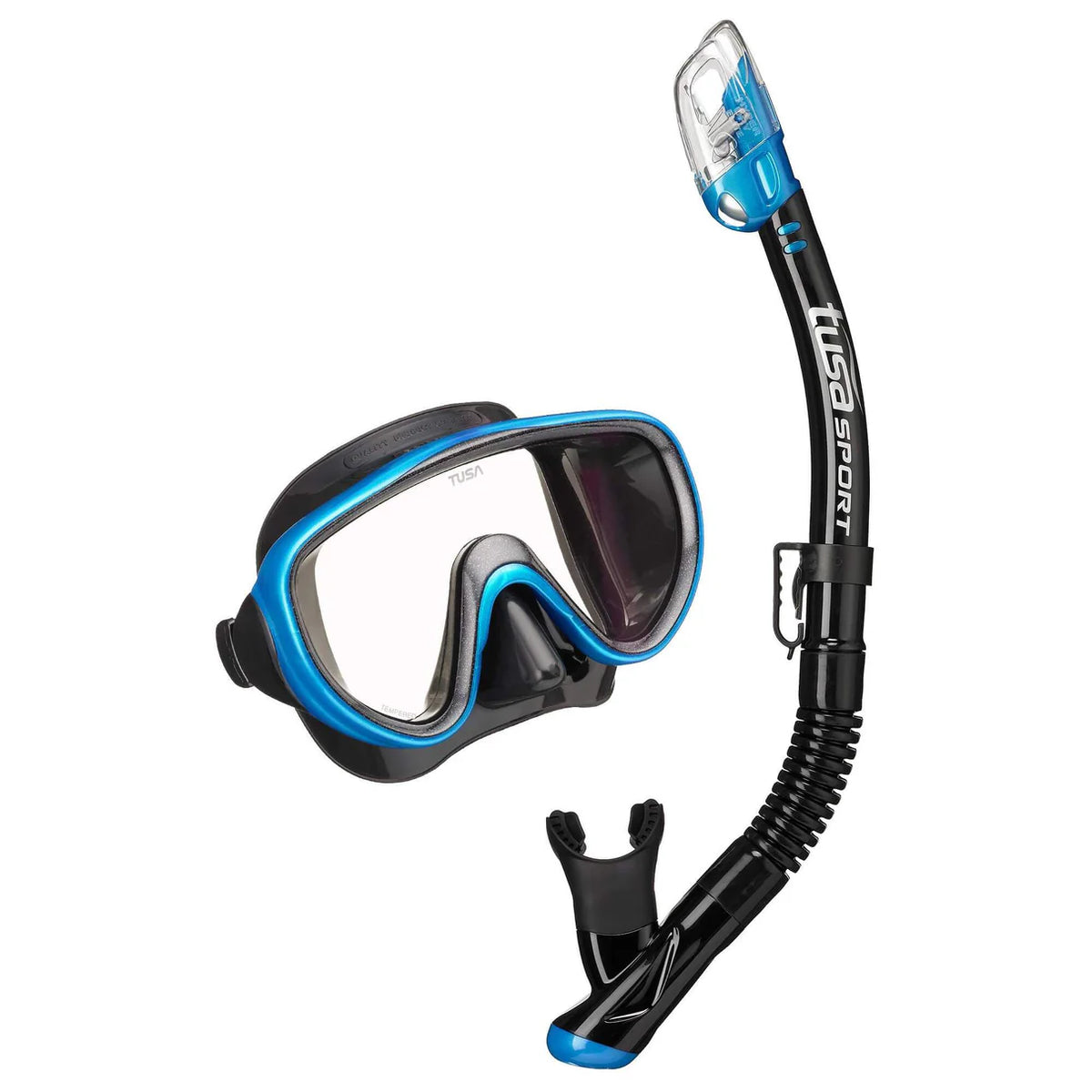 Tusa Serene Sport Mask and Snorkel Combo Fishtail Blue