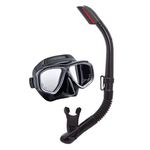Tusa Splendive Adult Snorkeling Combo Black