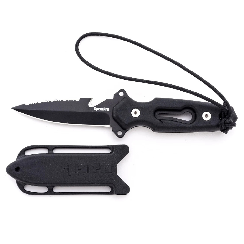 Spear Pro Ranger Dagger 3.5" Teflon Black