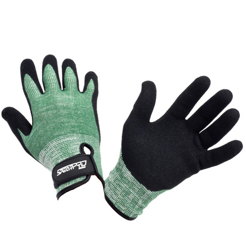 Spear Pro Dyneema Gloves Tuna Green