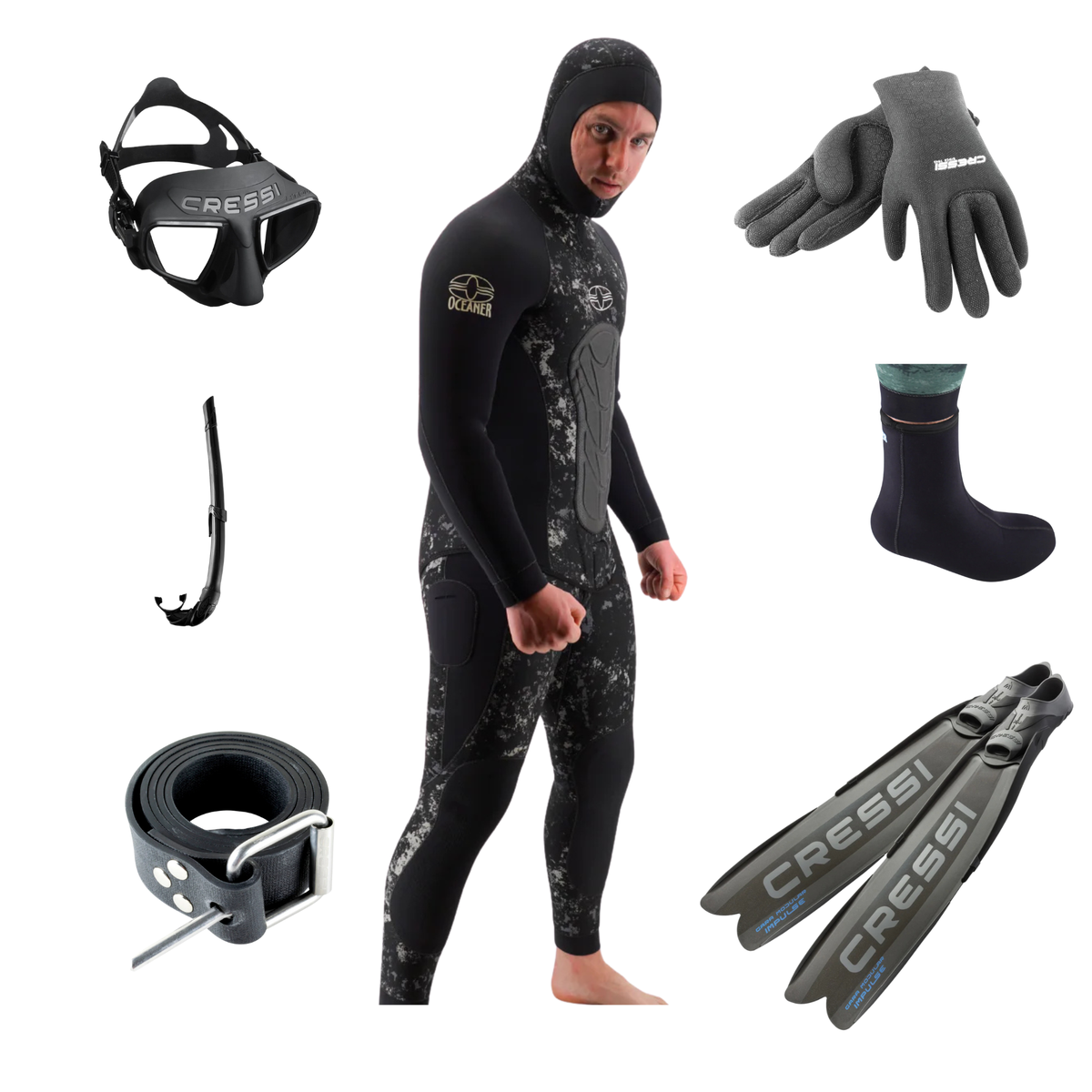 Oceaner Rockfish 7mm Men's Freediving Package | Diving Sports Canada | Vancouver
