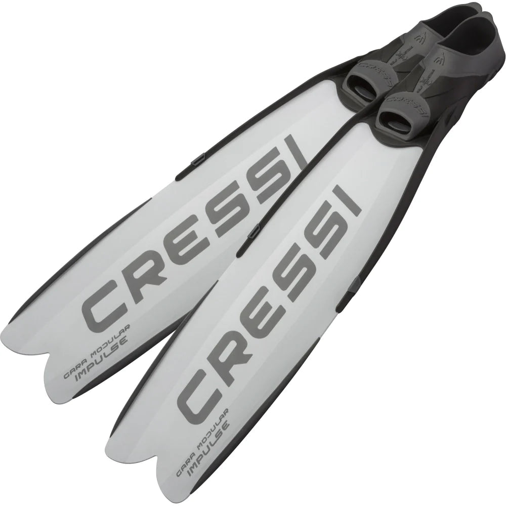 Cressi Gara Modular Impulse Freediving Fins White