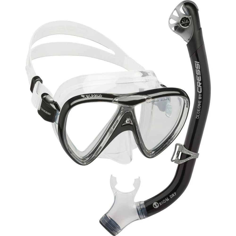Cressi Ocean Snorkelling Combo Black/Clear