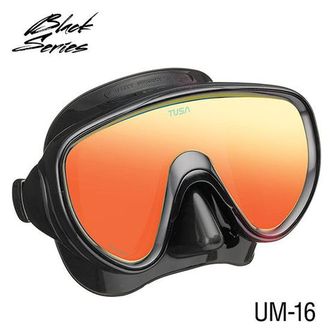 Tusa Serene Sport Mirror Lens Snorkeling combo Black