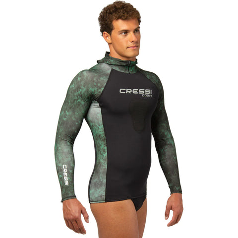 Cressi Cobia Rashguard Shirt Camo Green