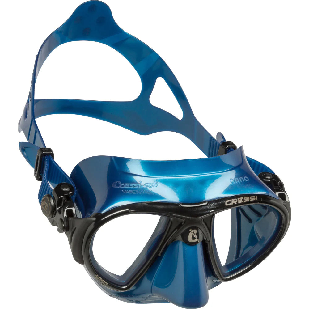 Cressi Nano Dive Mask Blue/Black | Diving Sports Canada | Vancouver