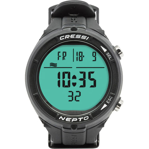 Cressi Nepto Freediving Computer Black
