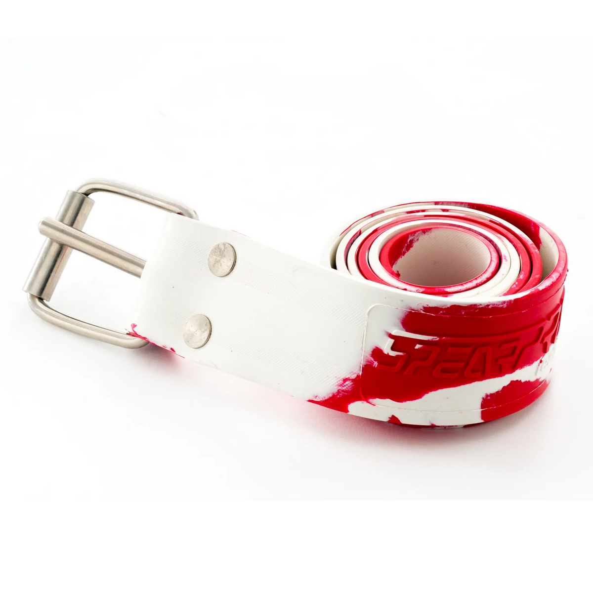 Spear Pro 4mm Marseilles Weight Belt White/Red | Diving Sports Canada | Vancouver