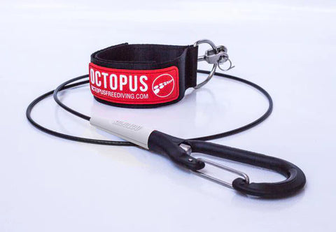 Octopus Freediving Competition Lanyard Red