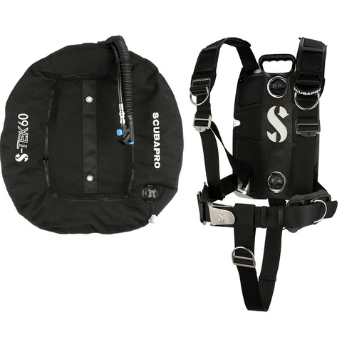 Scubapro S-Tek Pro System Harness Donut Wing 60 lbs. (27kg) Lift