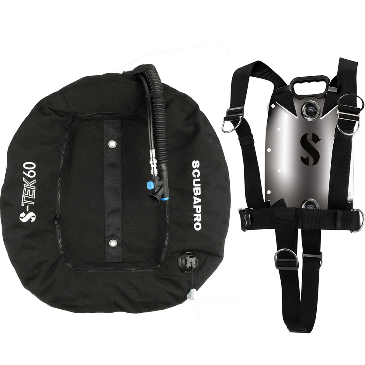 Scubapro S-Tek Pure System Harness Donut Wing 60 lbs. (27kg) Lift