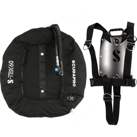 Scubapro S-Tek Pure System Harness Donut Wing 60 lbs. (27kg) Lift